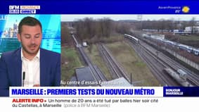 Marseille: le nouveau métro a effectué ses premiers essais