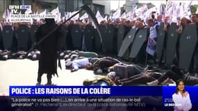 Hausse des suicides, manque de considération... Les policiers manifestent leur ras-le-bol à Paris