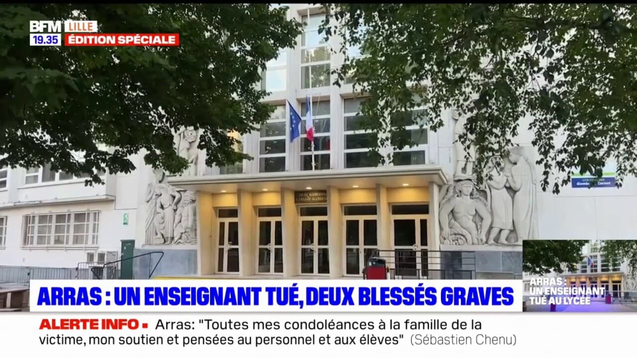 Attaque Au Couteau à Arras Un Enseignant Tué Deux Blessés Graves