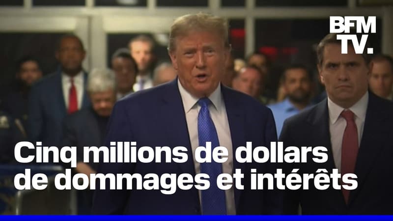 Donald Trump condamné en appel à payer cinq millions de dollars pour agression sexuelle et diffamation