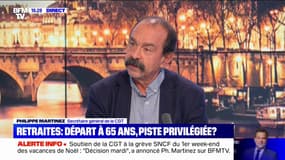 Philippe Martinez (CGT):  "Si le gouvernement ne bouge pas sur l'âge légal, il y aura des mobilisations en janvier"