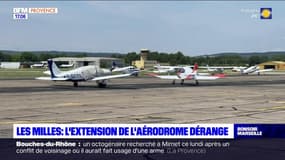 Les Milles: de nombreux opposants au projet d'extension de l'aérodrome