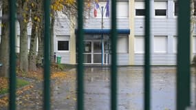 L'entrée du collège "Les hautes Ourmes" à Rennes, le 13 décembre 2023