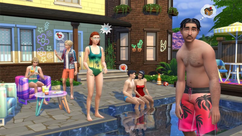 Les personnages des Sims 4 expriment des envies.