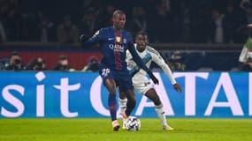 Nuno Mendes lors du derby parisien entre le PSG et le Paris FC, 4 janvier 2026