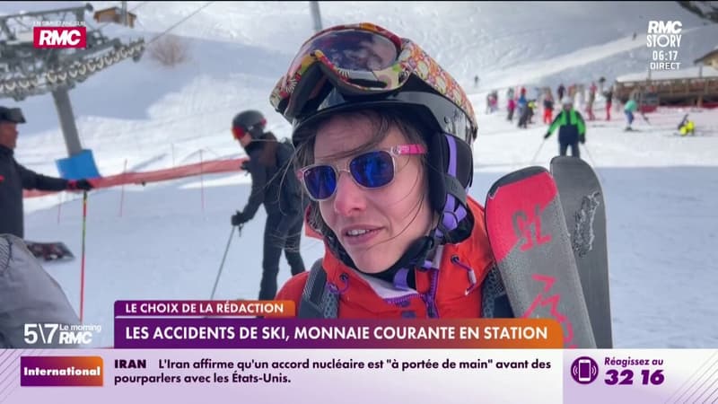 Les accidents de ski, monnaie courante en station