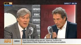 Stéphane Le Foll face à Jean-Jacques Bourdin en direct