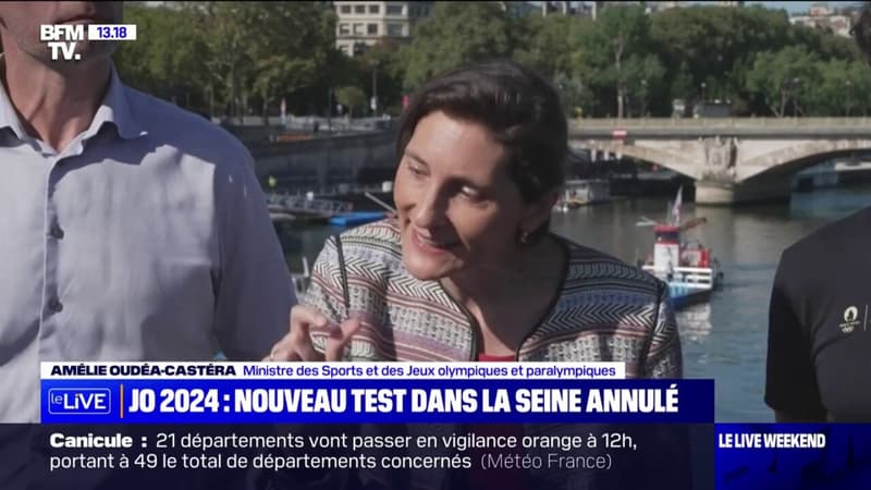 Épreuves tests dans la Seine: malgré les annulations, la ministre des Sports veut y croire