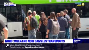 Nord: week-end noir dans les transports