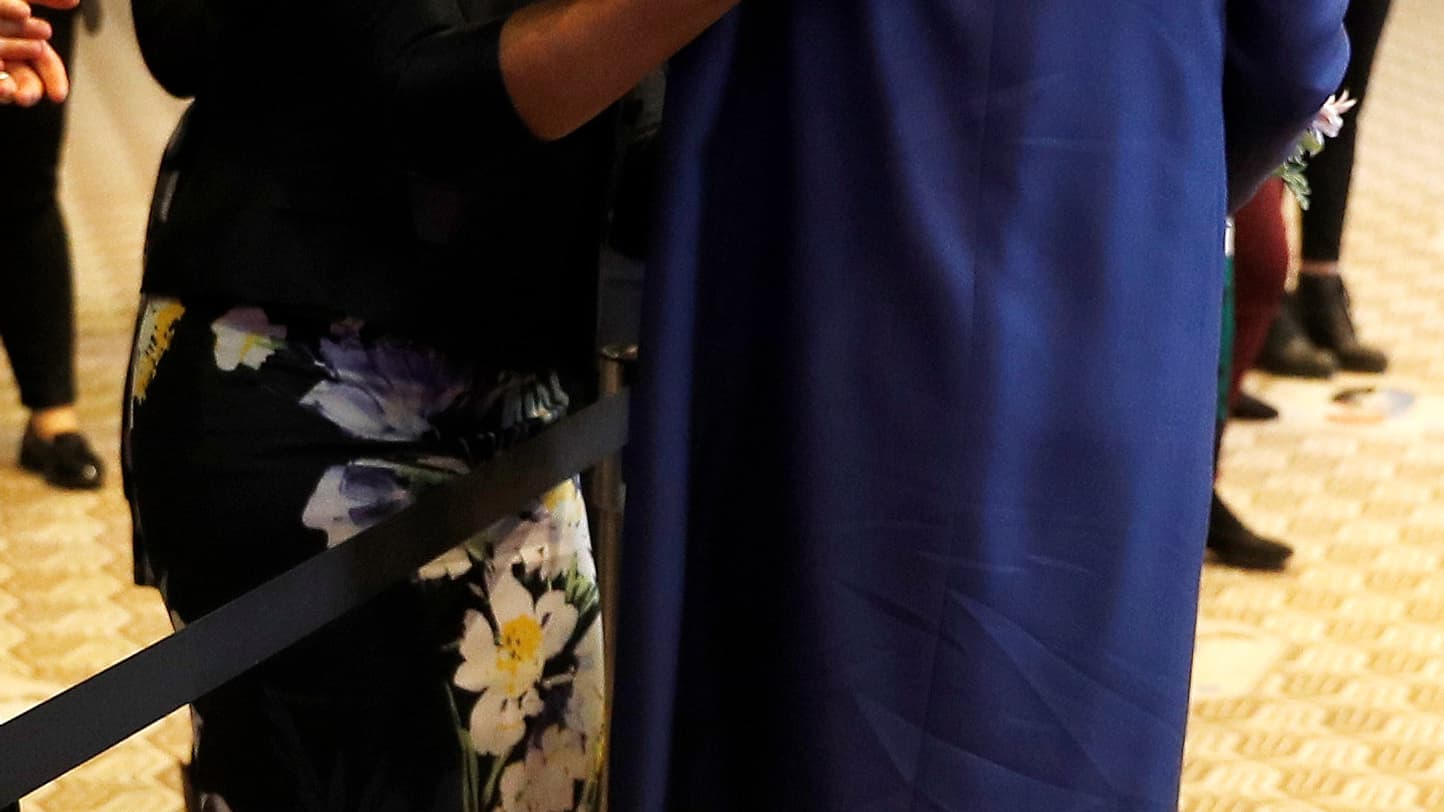 La professeur Jacqueline Dunkley-Bent et Kate Middleton La professeur Jacqueline Dunkley-Bent et Kate Middleton