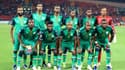 L'équipe des Comores pose, avant son match du groupe C de la Coupe d'Afrique des nations contre le Ghana, le 18 janvier 2022 à Garoua (Cameroun)