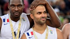 Florent Pietrus et Tony Parker, champions d'Europe !