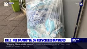 Lille: des commerçants se mobilisent pour recycler les masques usagés