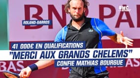 Roland-Garros : "merci aux grands-chelems" Mathias Bourgue (289ème ATP) heureux du prize money 2024