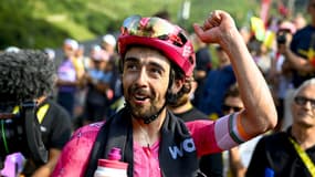 Ben Healy après la 10e étape du Tour de France, le 14 juillet 2025