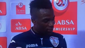 Mohammed Anas (Free State Stars), après son doublé face à l'Ajax Cape Town (2-2).
