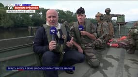 14-Juillet: BFMTV embarquée avec la 9ème brigade d'infanterie de Marine