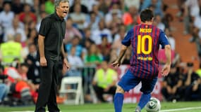 José Mourinho et Lionel Messi.