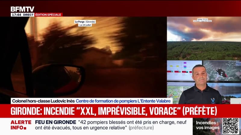 Évacuations suite aux incendies: "Tout ce qui peut être anticipé doit l'être", conseille le colonel hors-classe Ludovic Inès