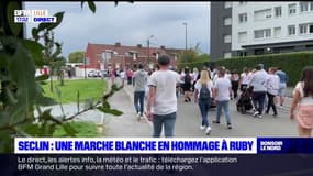 Seclin: une marche blanche en hommage à Ruby s'est tenue ce vendredi