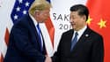 Donald Trump et Xi Jinping au sommet du G20 d'Osaka
