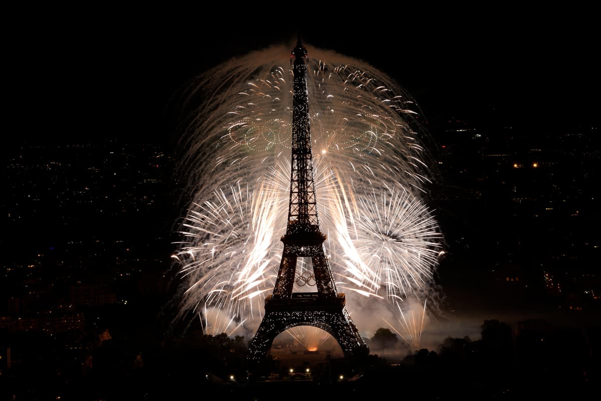 14Juillet les images du feu d'artifice à Paris