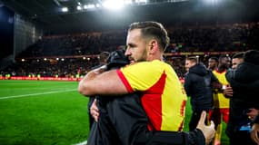 Jonathan Gradit au moment de la victoire lensoise face à Marseille (2-1), un mois avant sa grave blessure.