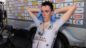  Tour de France - Romain Bardet à l'arrivée de la 11e étape