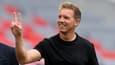 Le nouvel entraîneur du Bayern Munich, Julian Nagelsmann, à son arrivée avant le match de l'Audi Summer Tour 2021 contre le Borussia Moenchengladbach, le 28 juillet 2021 à Munich