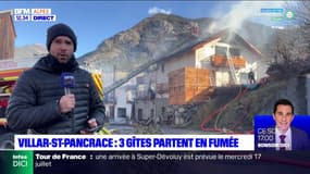 Incendie a Villar-Saint-Pancrace: une enquête ouverte, la piste criminelle n'est pas "écartée"