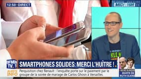 Des smartphones plus solides, grâce aux huitres !