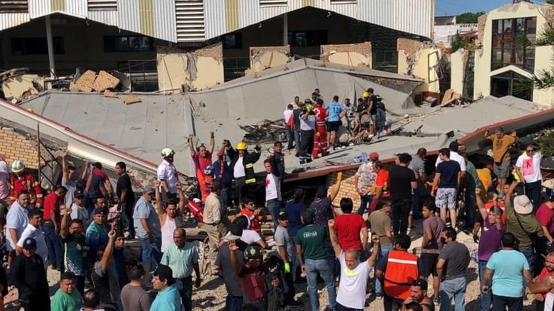 Mexique: au moins neuf morts lors de l'effondrement du toit d'une église pendant une messe