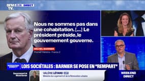 Lois sociétales : Barnier se pose en "rempart" - 22/09