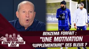 Coupe du monde 2022 : Benzema forfait, Courbis compte sur "une motivation supplémentaire" des Bleus