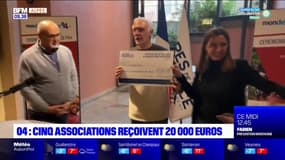 Alpes-de-Haute-Provence: cinq association reçoivent 20.000 euros