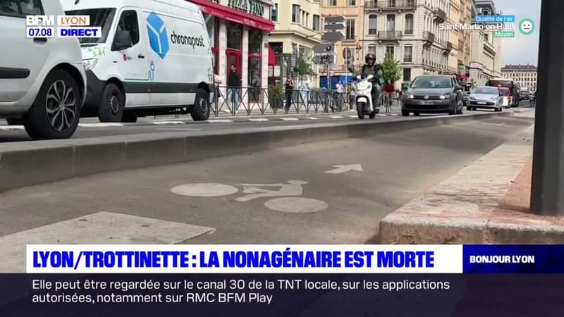 Renversée par le conducteur d'une trottinette à Lyon, une nonagénaire est morte