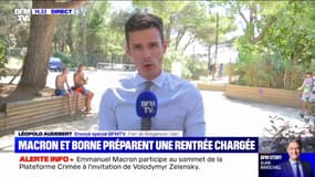 La rentrée s'annonce chargée pour Emmanuel Macron, qui dînera ce soir avec Élisabeth Borne, à la veille du Conseil des ministres 