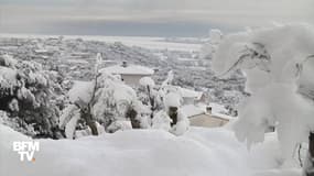 La Corse s'est réveillée sous la neige