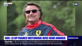 Var: René Arnoux du grand prix de France historique au mois d'avril