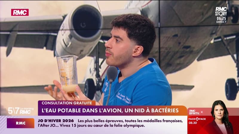 Consultation gratuite - Peut-on tomber malade en buvant de l'eau dans l'avions ?