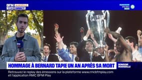 Marseille: les Marseillais rendent hommage à Bernard Tapie un an après sa mort
