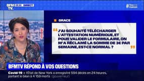 On me demande de payer pour télécharger l'attestation numérique, est-ce normal? BFMTV répond à vos questions
