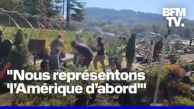 États-Unis: ce groupe néonazi profite des ouragans pour se mettre en scène avec des sinistrés et partager des messages de désinformation 