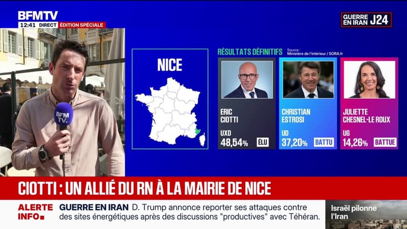 "Il fallait du changement": Éric Ciotti l'emporte largement à Nice