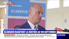 Jean-Michel Blanquer: si les écoles ferment, "nous y sommes prêts"