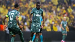 Le joueur de Tottenham Yves Bissouma, Ligue Europa, 8 mai 2025
