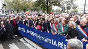 3.000 personnes ont participé à la marche contre l'antisémitisme à Lyon, ce dimanche 12 novembre 2023