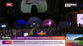IA: Emmanuel Macron veut adopter une stratégie identique à la rénovation de Notre-Dame