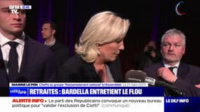 Retraites: le Rassemblement national entretient le flou