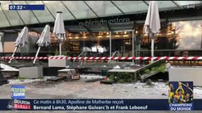 Les images des dégâts sur les Champs-Élysées après la fête